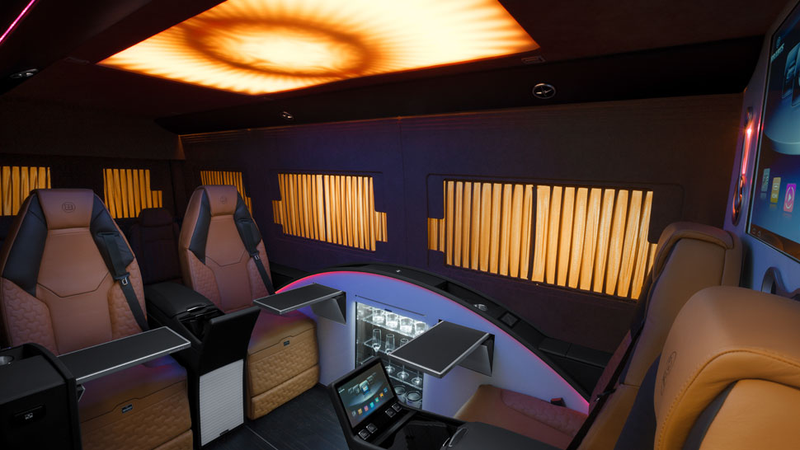 Illustration for article titled BRABUS' Customized Sprinter Is Another Nail In The Limo's Coffin